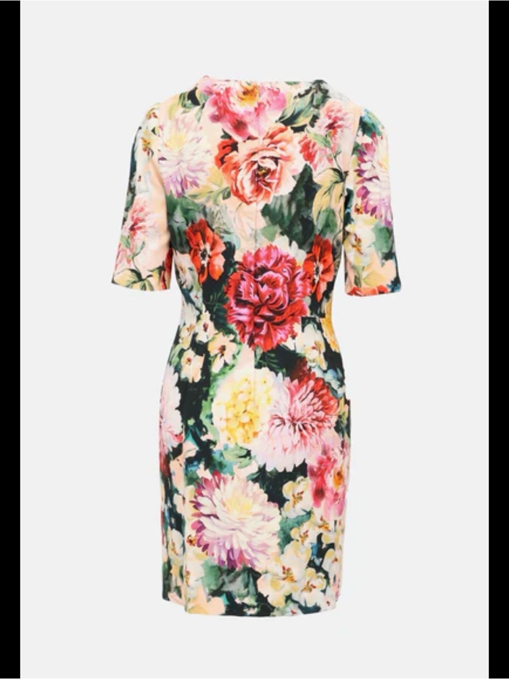 Dolce & Gabbana Floral Silk-Lined Sheath Dress | IT 40 / US Small